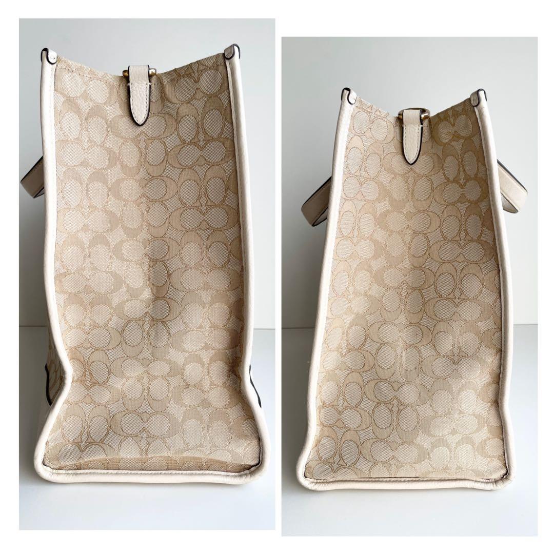 コーチ COACH トートバッグ デンプシー トート 40 シグネチャー 大判