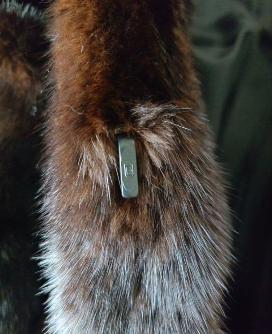 金タグ　Antonovich　進道毛皮　サガミンクロイヤル　ロング　コート　XL