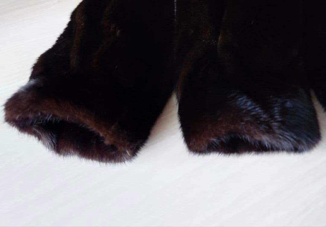 金タグ　Antonovich　進道毛皮　サガミンクロイヤル　ロング　コート　XL