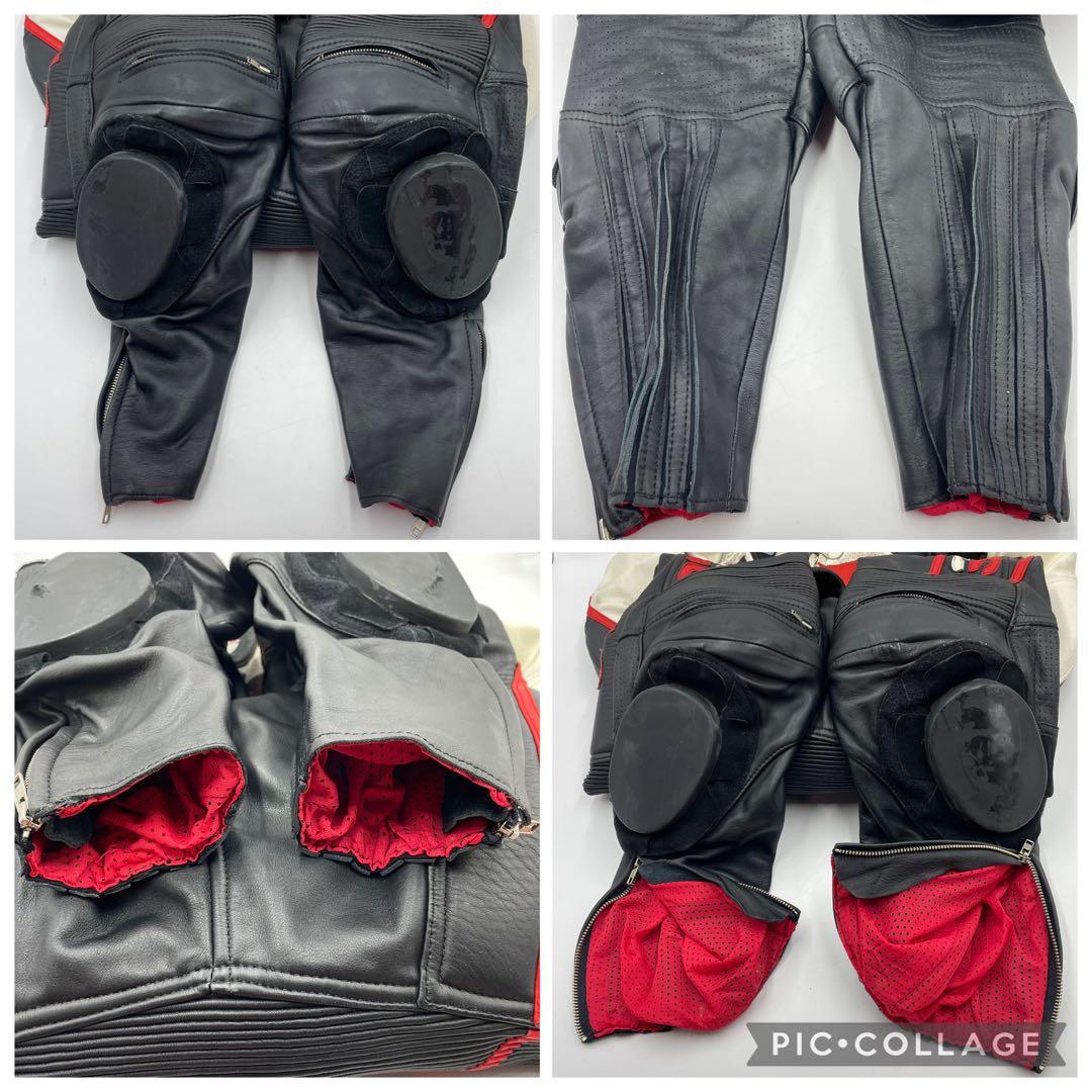 専用　SPAZZIO レーシング　革つなぎ　背中　肘　肩　プロテクター付き　L