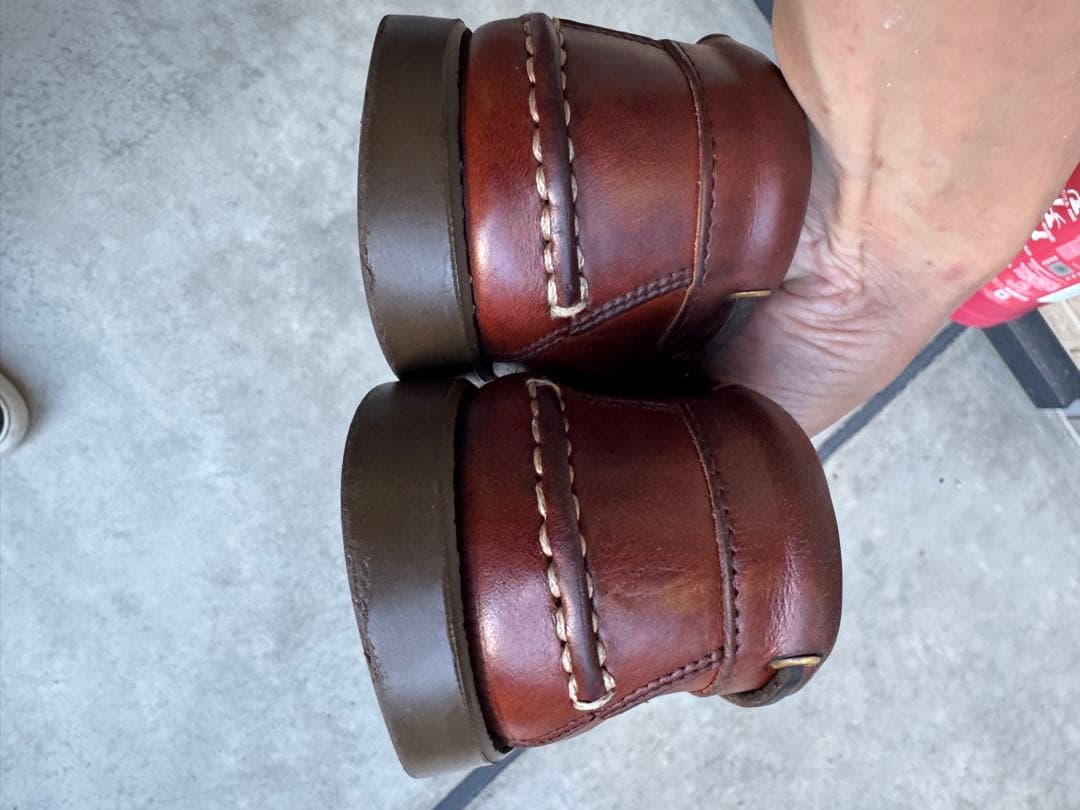 パラブーツ バース デッキシューズ セミヴィンテージ 27cm