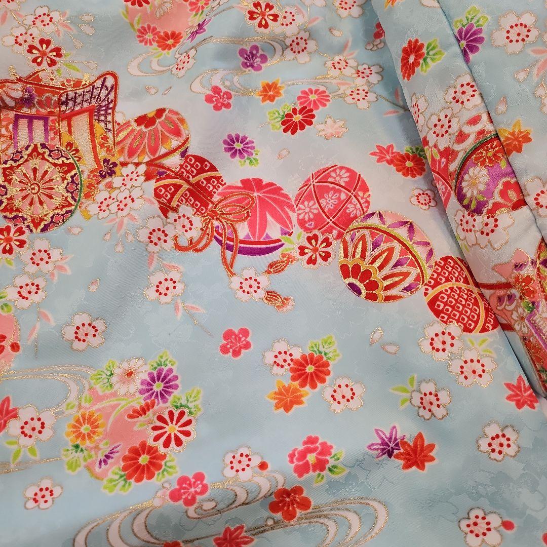 七五三☆三歳お祝着☆新品☆4点セット☆ポリエステル☆被布