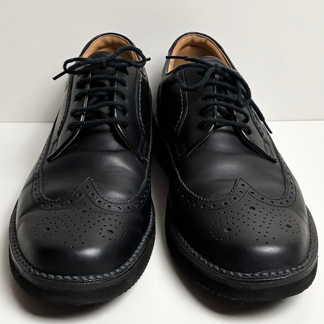 【美品】リーガル/ウイングチップレザーシューズ/vibram/撥水/超軽量/28