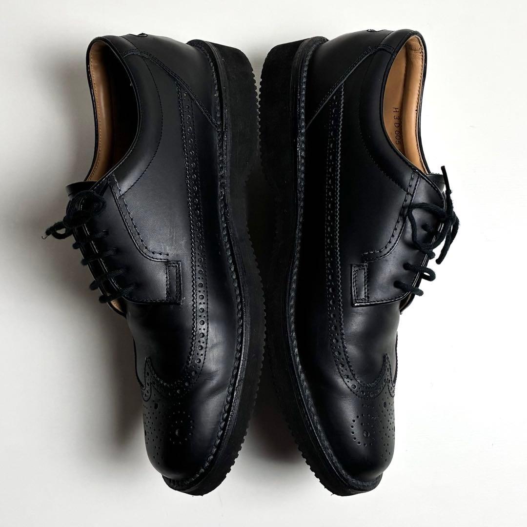 【美品】リーガル/ウイングチップレザーシューズ/vibram/撥水/超軽量/28