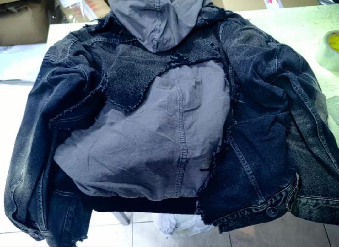 MIHARA YASUHIRO Gジャン デニムジャケット 44 ブラック