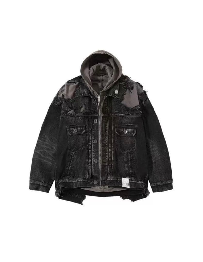 MIHARA YASUHIRO Gジャン デニムジャケット 44 ブラック