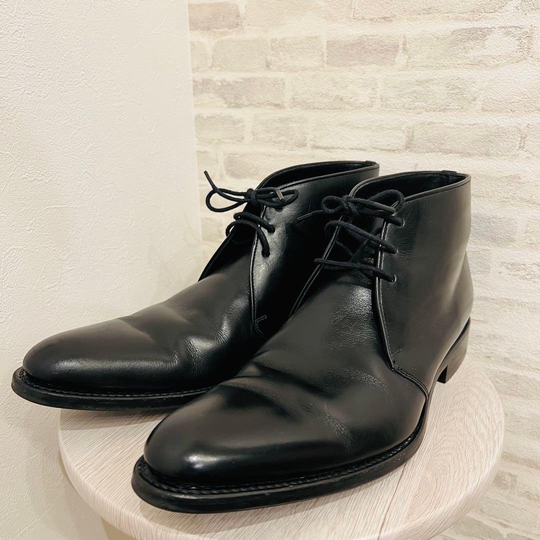 【美品】REGAL チャッカブーツ ドレスシューズ ブラック 日本製