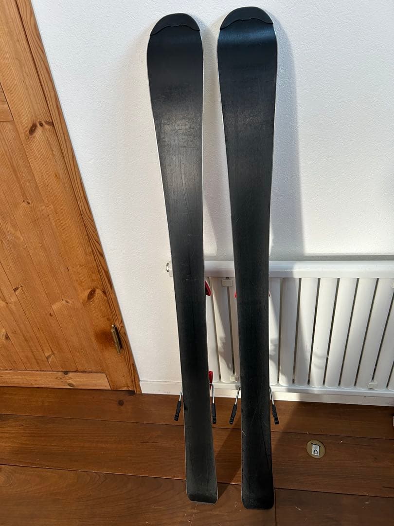 アトミックATOMIC JX レッドスタースキー板とポールセット120子供キッズ