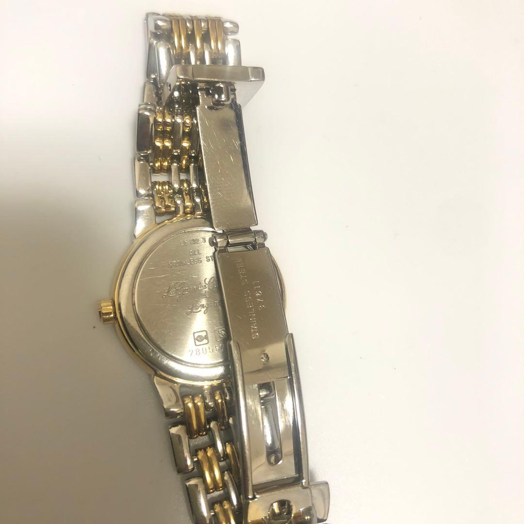 ロンジン グランドクラシック コンビ 腕時計 レディース ゴールド文字盤