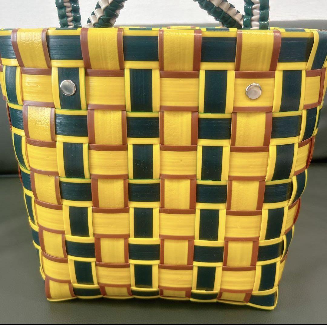 【新同・送料込】マルニマーケット ☆ カゴバッグ プラカゴバッグ