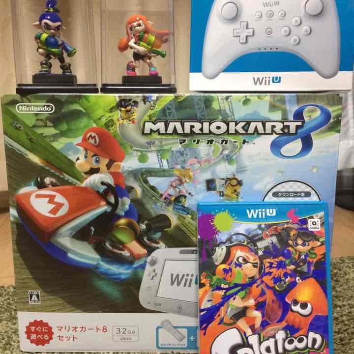 ☆最終値下げ☆オマケ沢山☆WIIUマリオカート8セット+スプラトゥーン