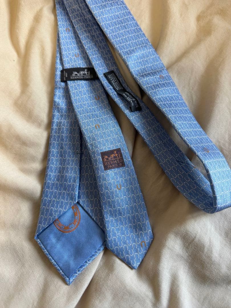 エルメス 幾何学模様 シルクネクタイ