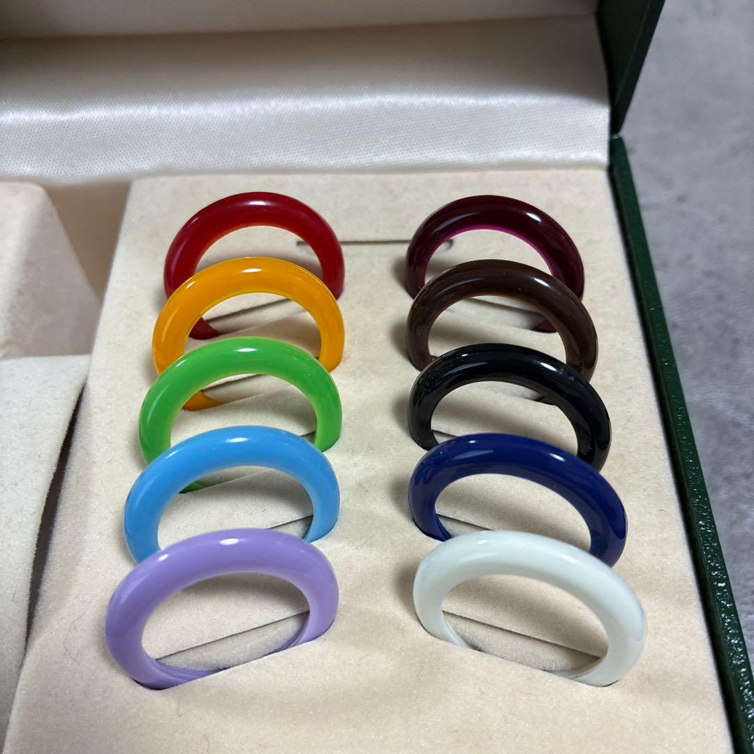 GUCCI チェンジベゼル カラフルリング 10個 箱