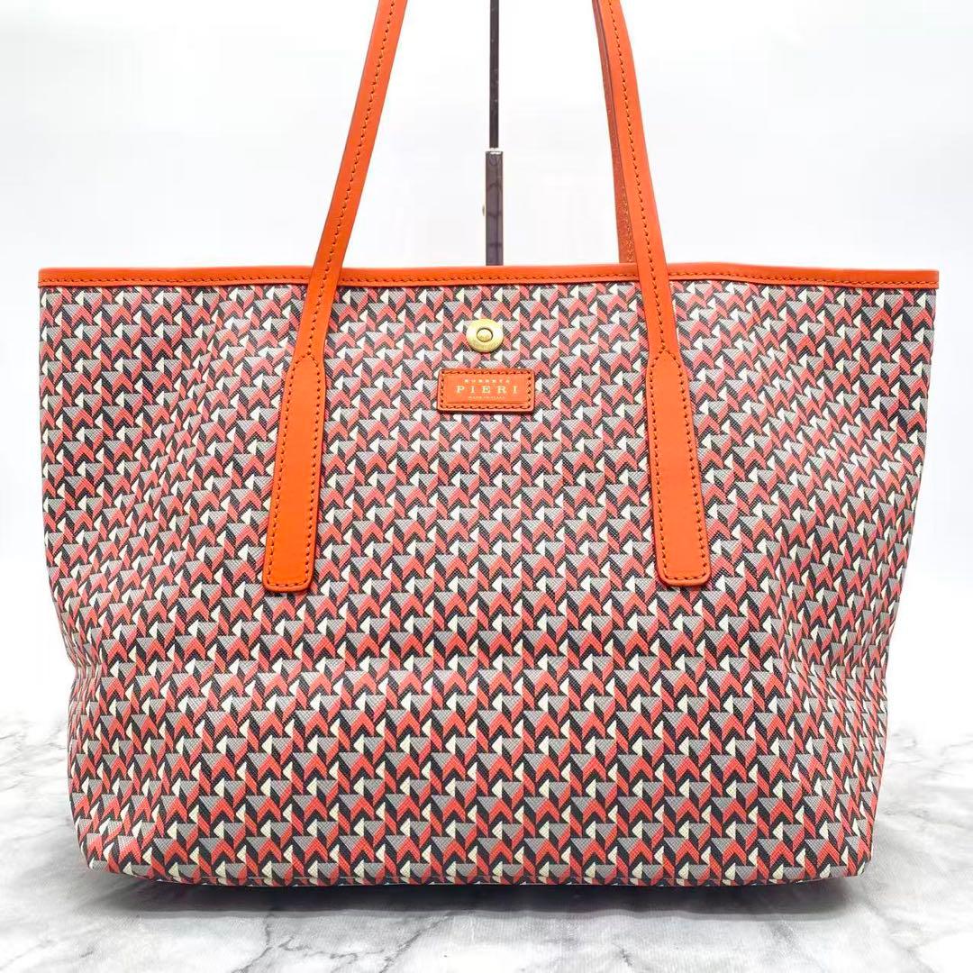 未使用　ロベルタピエリ　KAGO トートバッグ　肩掛け　大容量　A4 オレンジ