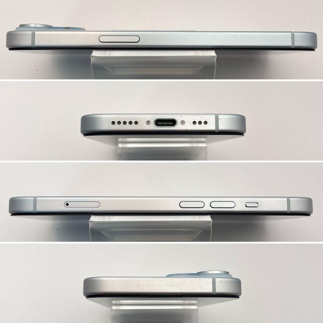 iPhone 15 128GB 大容量バッテリー新品100% SIMフリー 青