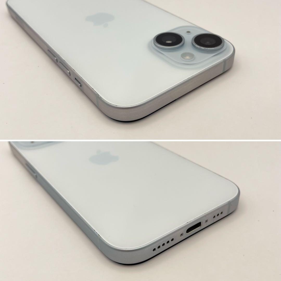 iPhone 15 128GB 大容量バッテリー新品100% SIMフリー 青