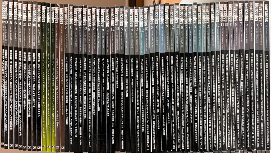 オンリーメルセデス 13年分 2006年2023年まで 106冊