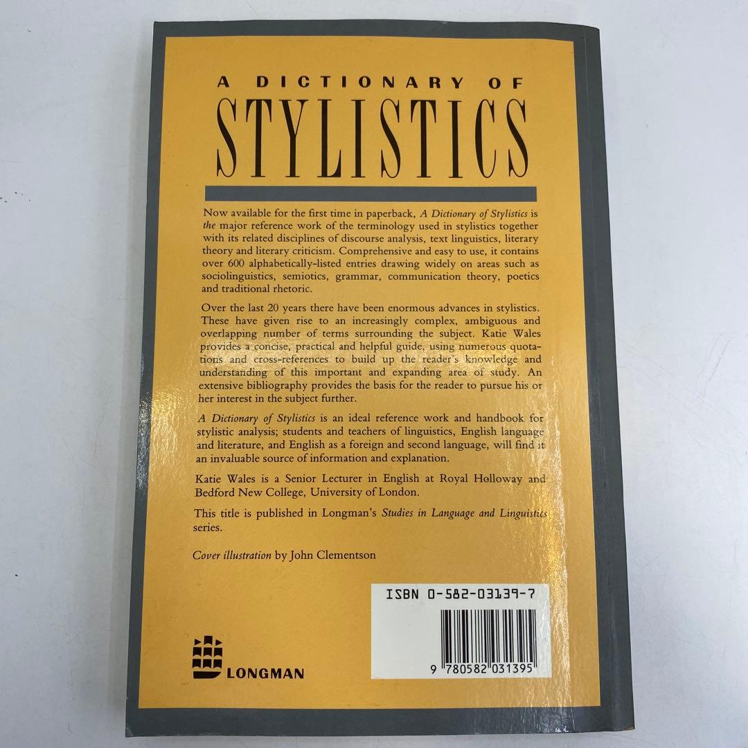 A Dictionary of Stylistics 文体学辞典