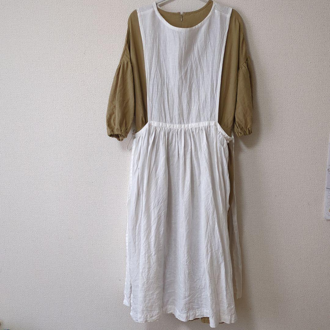 メグリメグッテさんのエプロンワンピース