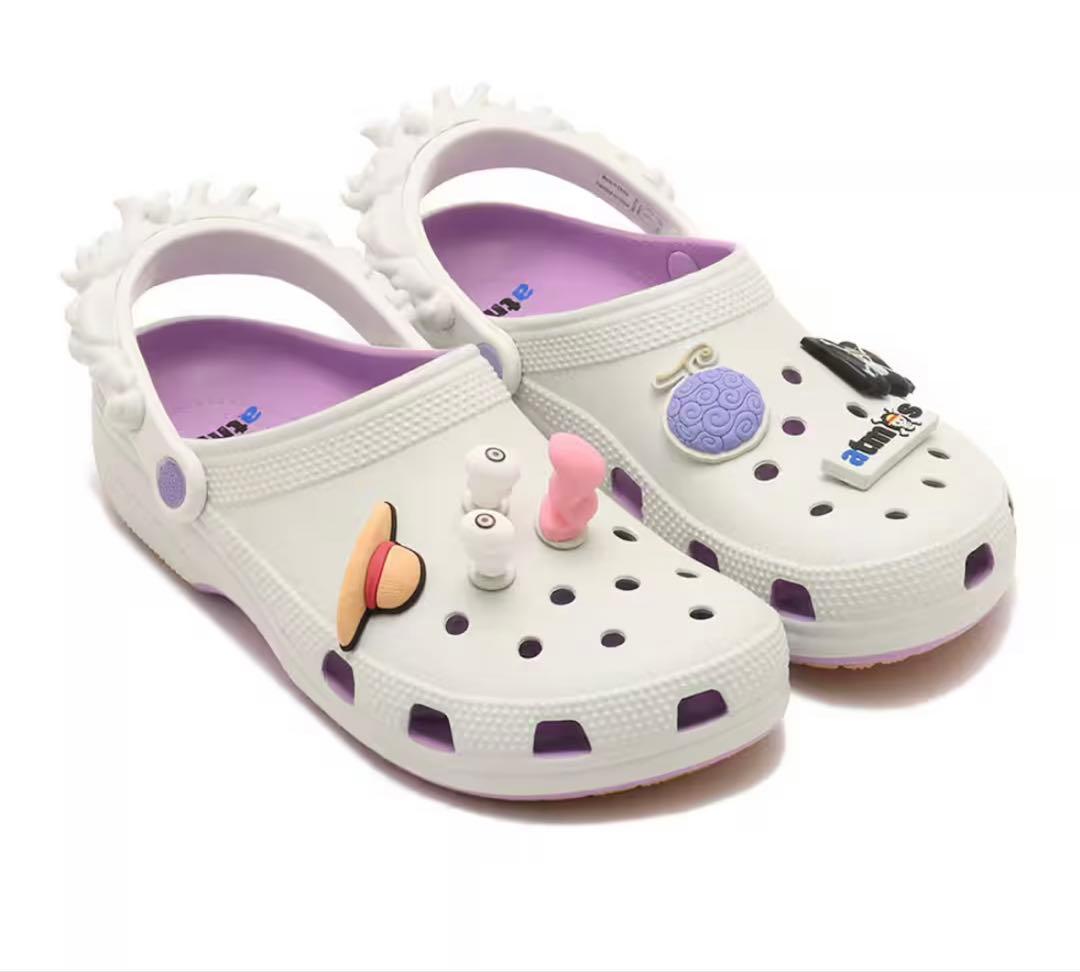 ONEPIECE×atmos×Crocs Classic ROClog 23cm