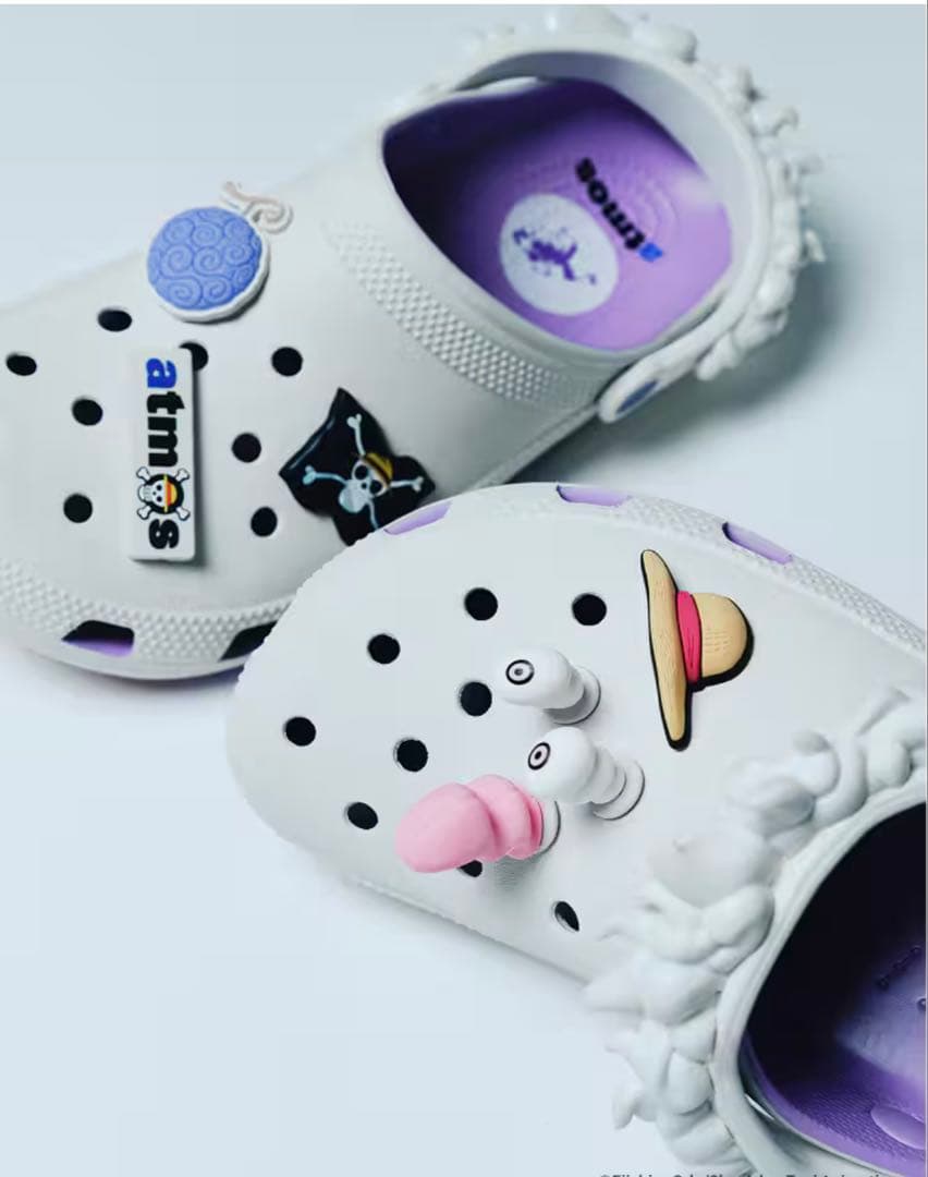 ONEPIECE×atmos×Crocs Classic ROClog 23cm