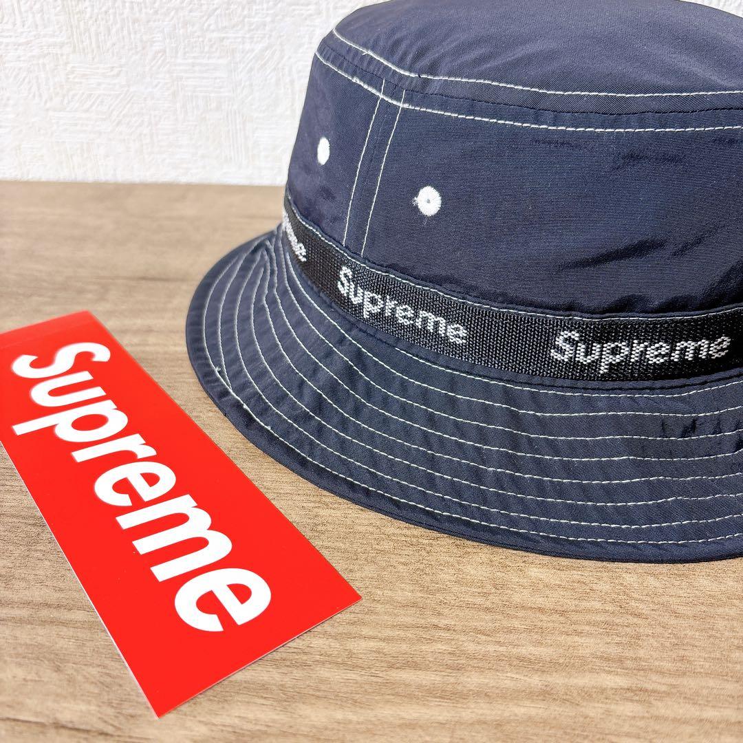 正規品　Supreme バケットハット　帽子 ブラック　黒　ハット