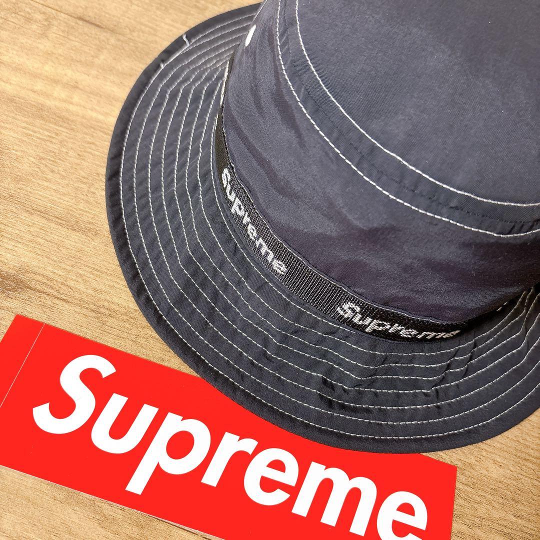 正規品　Supreme バケットハット　帽子 ブラック　黒　ハット