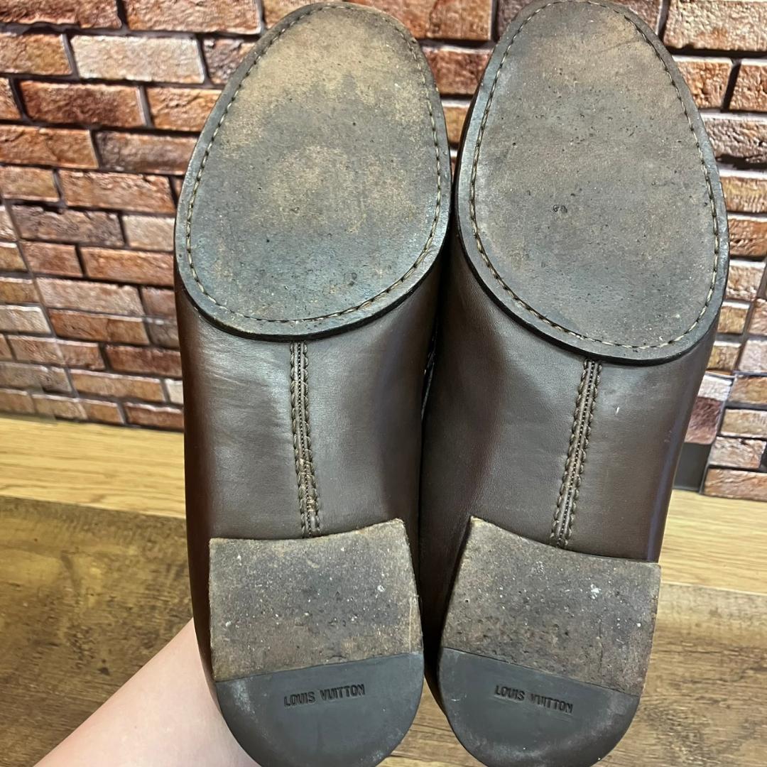☆ルイヴィトン　ローファー　ブラウン　UK7　1/2（日本サイズ26.5㎝）