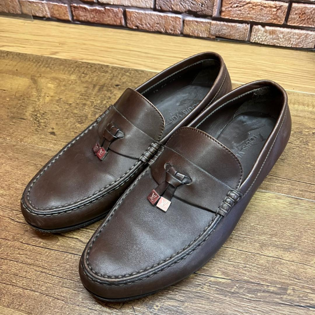 ☆ルイヴィトン　ローファー　ブラウン　UK7　1/2（日本サイズ26.5㎝）