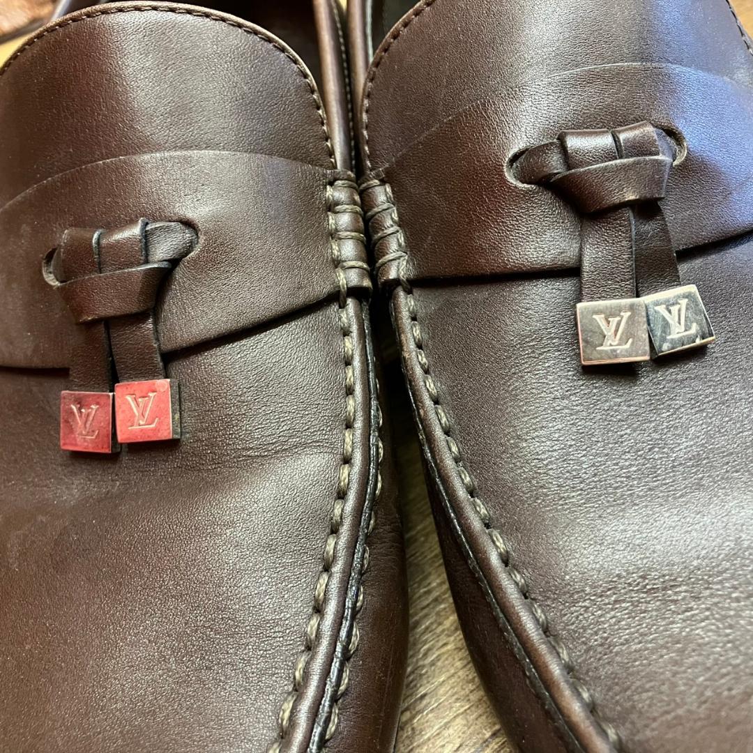 ☆ルイヴィトン　ローファー　ブラウン　UK7　1/2（日本サイズ26.5㎝）