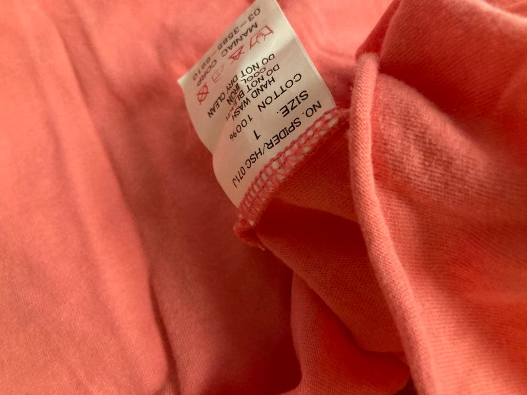 LGB DESIREプリント 半袖Tシャツ ピンク