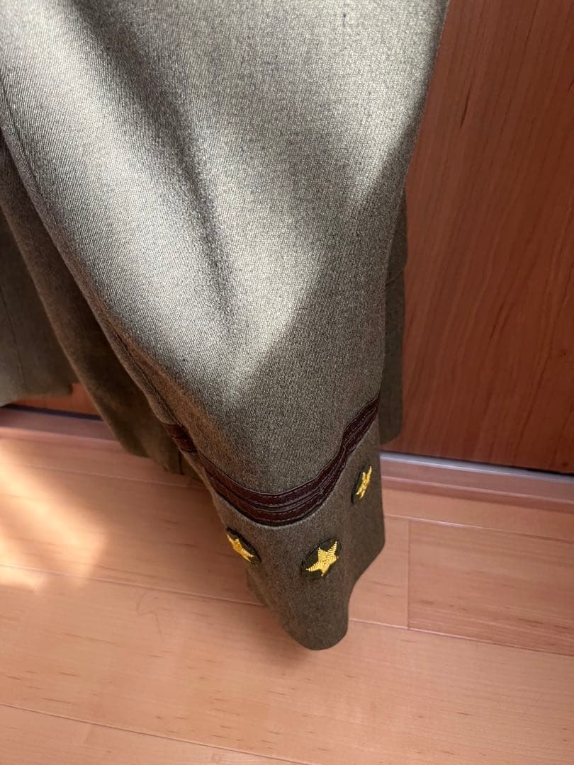 将校用九八式軍衣　将校用上衣　大佐襟章付　メルカリ便　三式軍衣