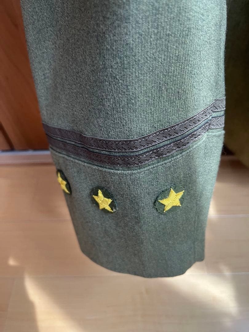 将校用九八式軍衣　将校用上衣　大佐襟章付　メルカリ便　三式軍衣