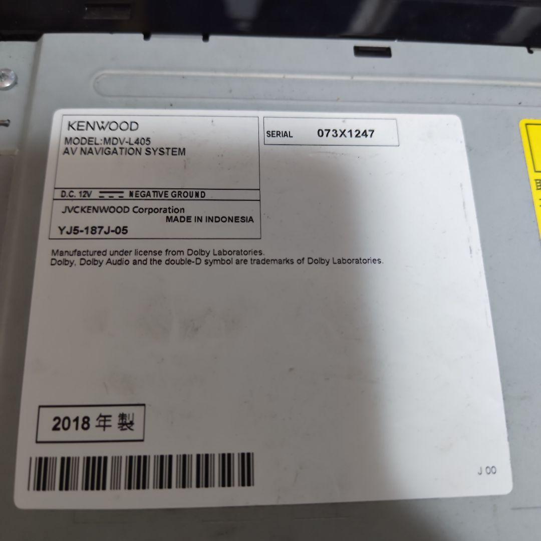 KENWOOD　MDV−L405
