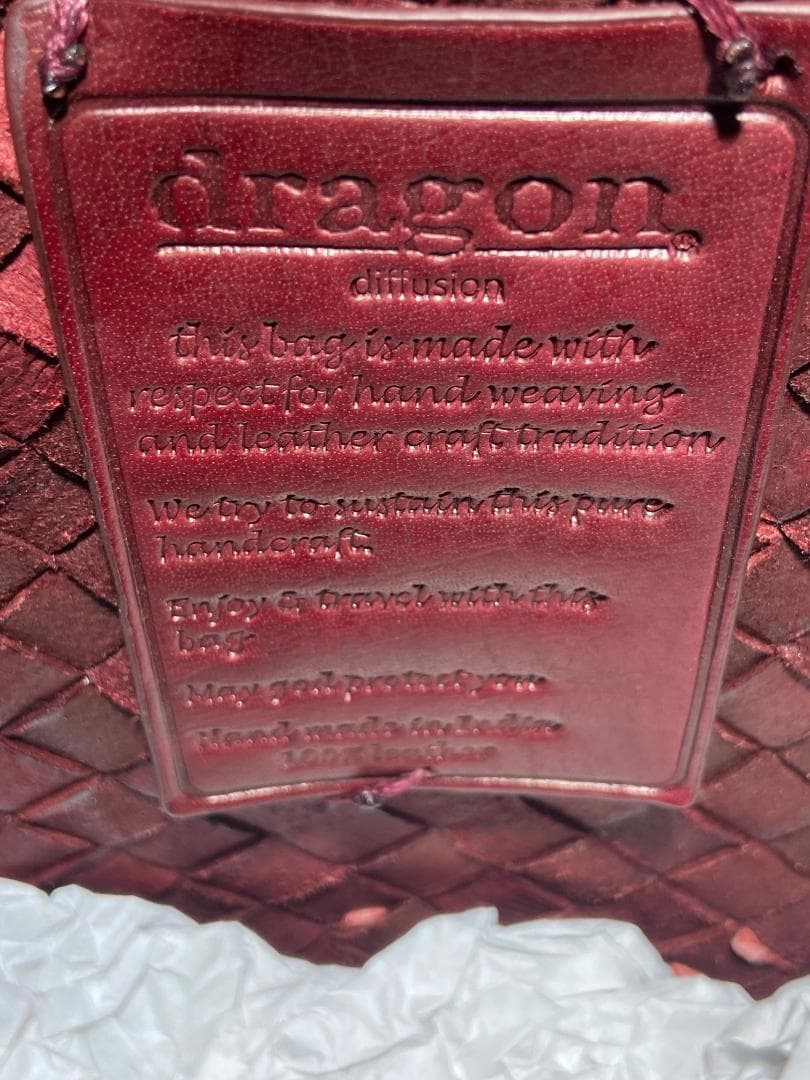 新品 レザーかごバッグ(台形) 8893_SANTA .CROCE SMALL