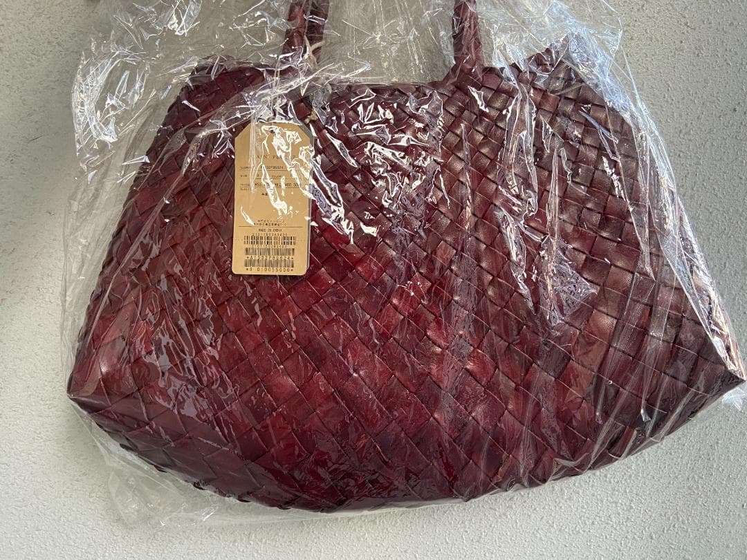 新品 レザーかごバッグ(台形) 8893_SANTA .CROCE SMALL