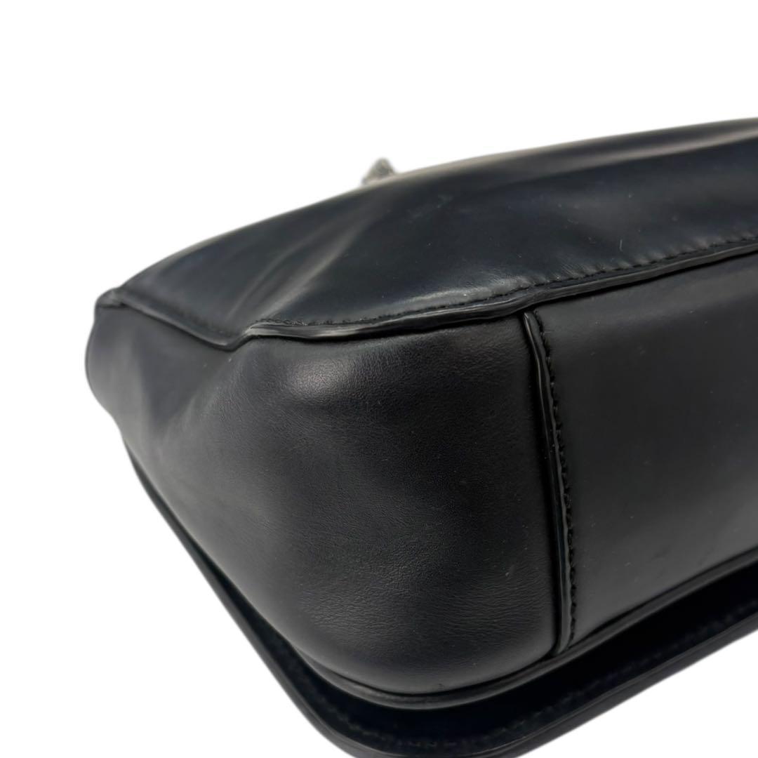 【美品】トリーバーチ Tory Burch チェーンショルダー バッグ 黒688