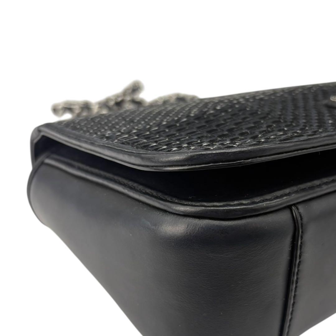 【美品】トリーバーチ Tory Burch チェーンショルダー バッグ 黒688