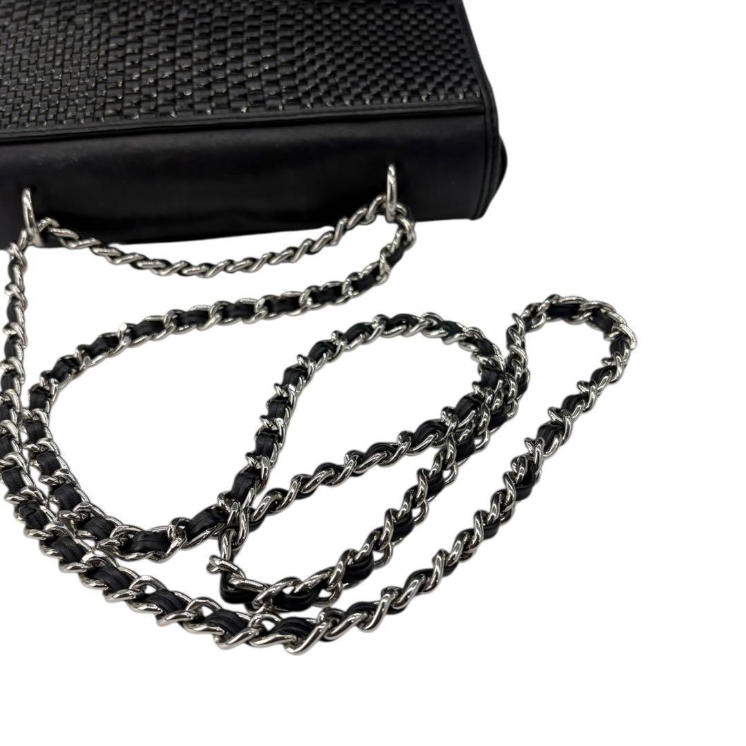 【美品】トリーバーチ Tory Burch チェーンショルダー バッグ 黒688