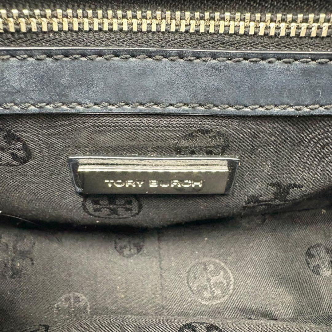 【美品】トリーバーチ Tory Burch チェーンショルダー バッグ 黒688