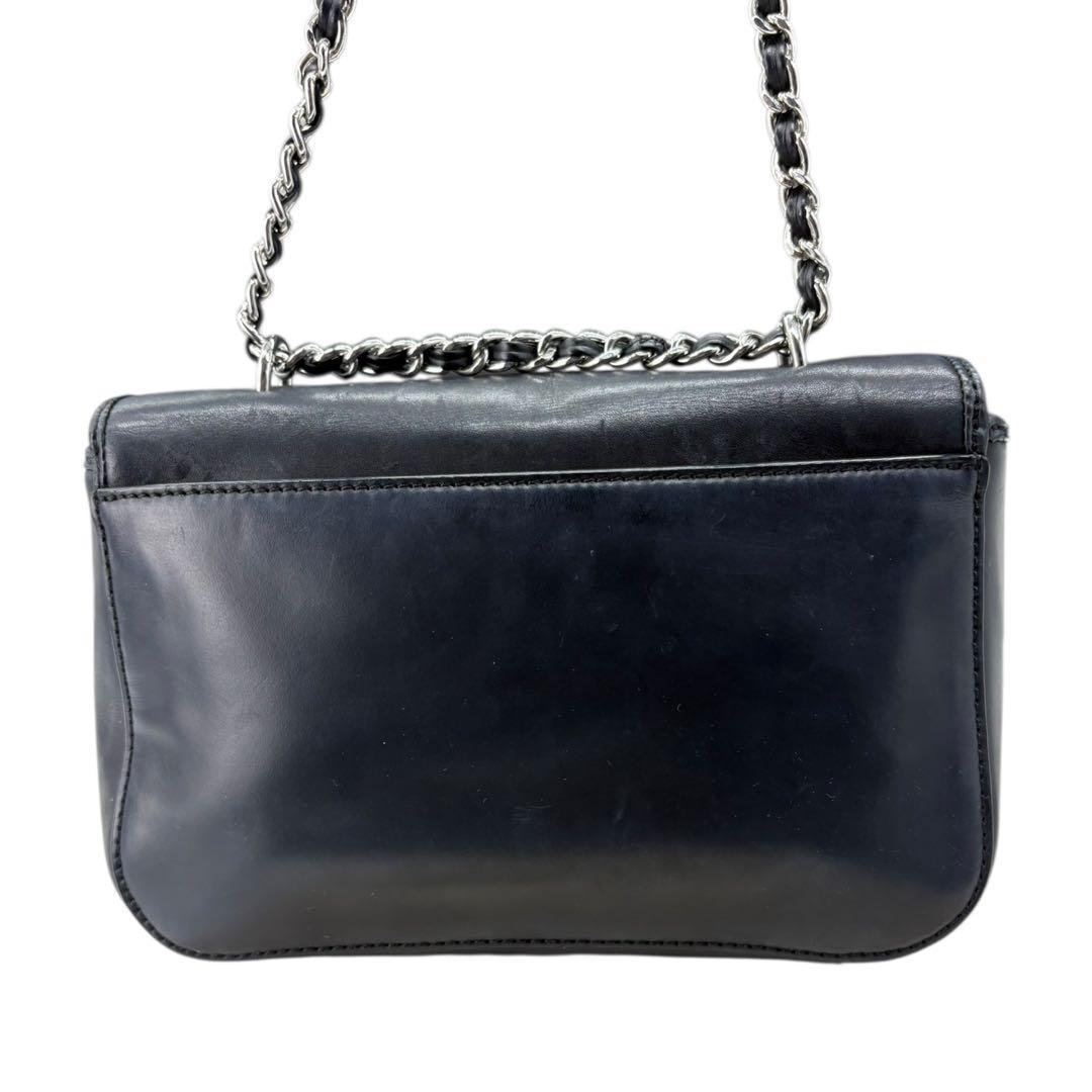 【美品】トリーバーチ Tory Burch チェーンショルダー バッグ 黒688