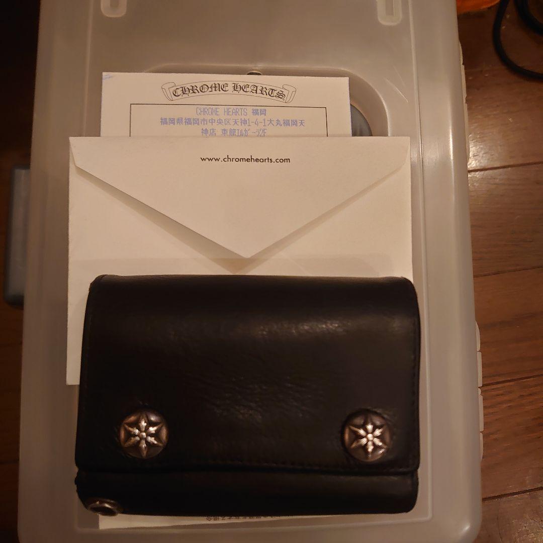 クロムハーツ　最終値下げ　 3フォールド　スター　ウォレット
