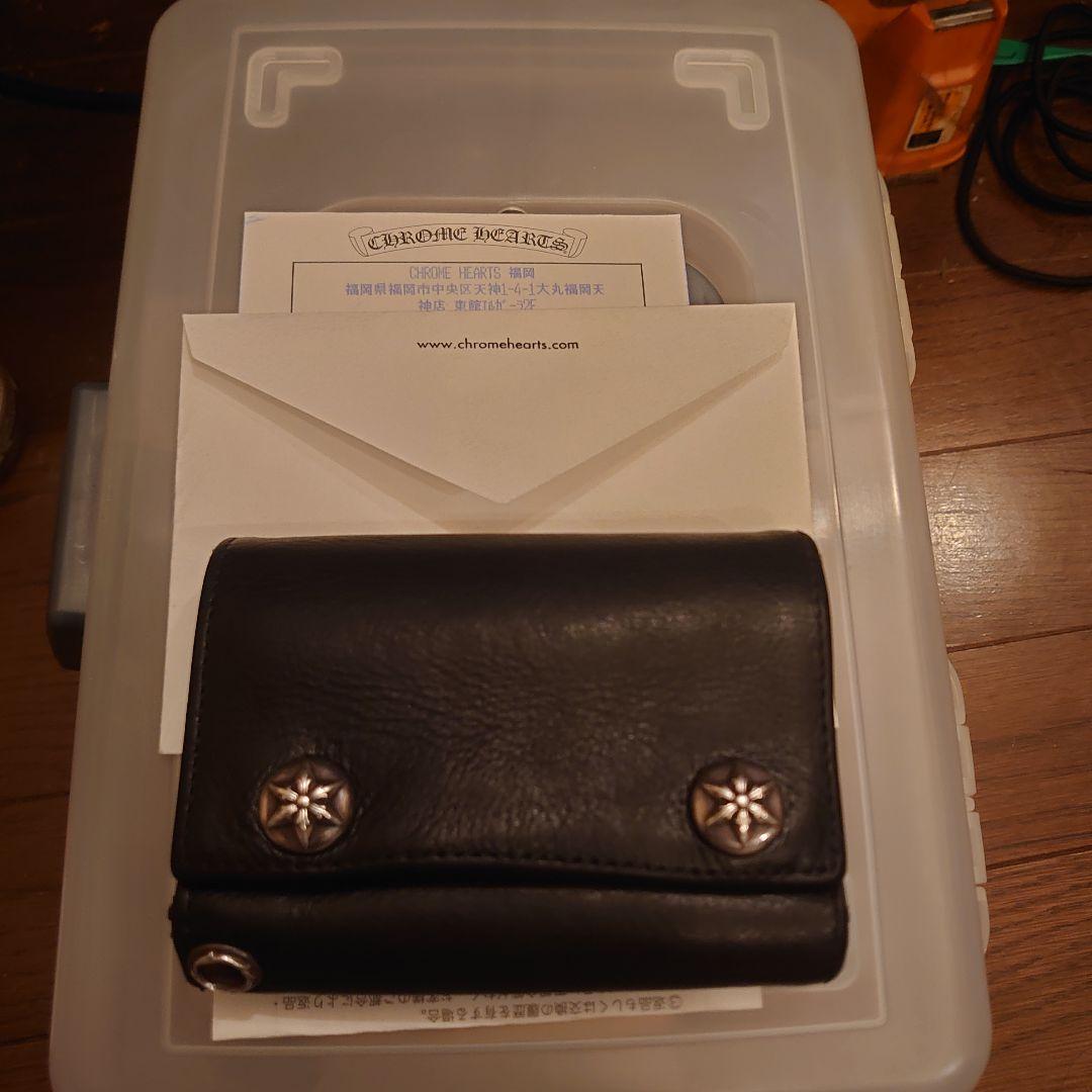 クロムハーツ　最終値下げ　 3フォールド　スター　ウォレット