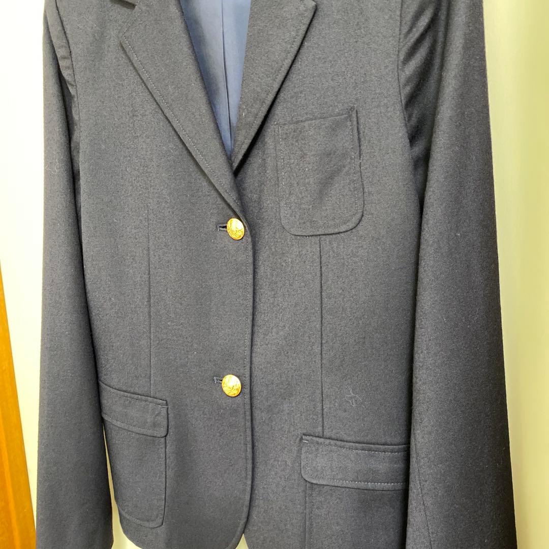 ラルフローレン ネイビー ブレザー160とチェック柄スカート7号セット