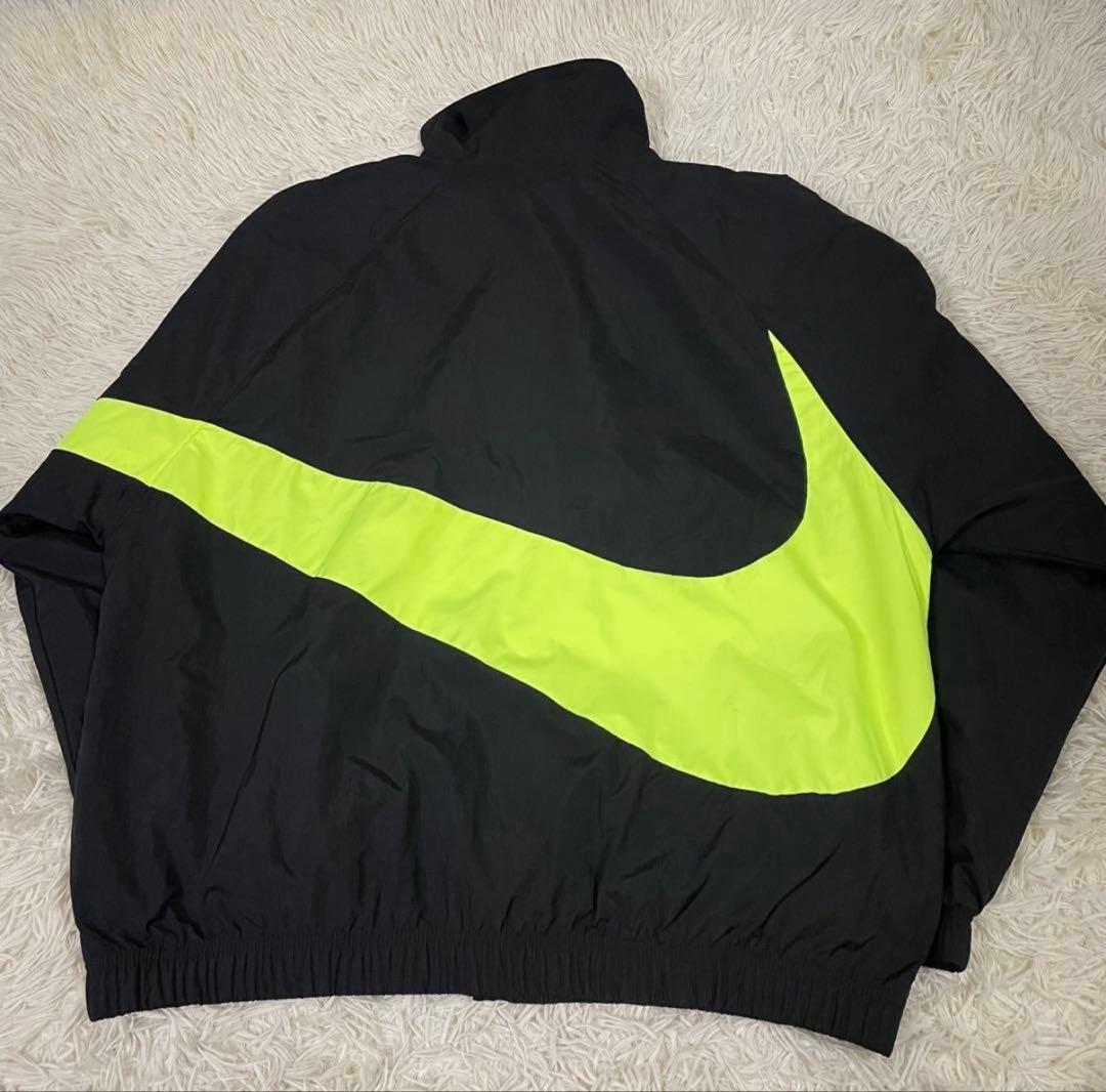 ナイキ NIKE ウーブンジャケット ネオン ビッグスウォッシュ セットアップ