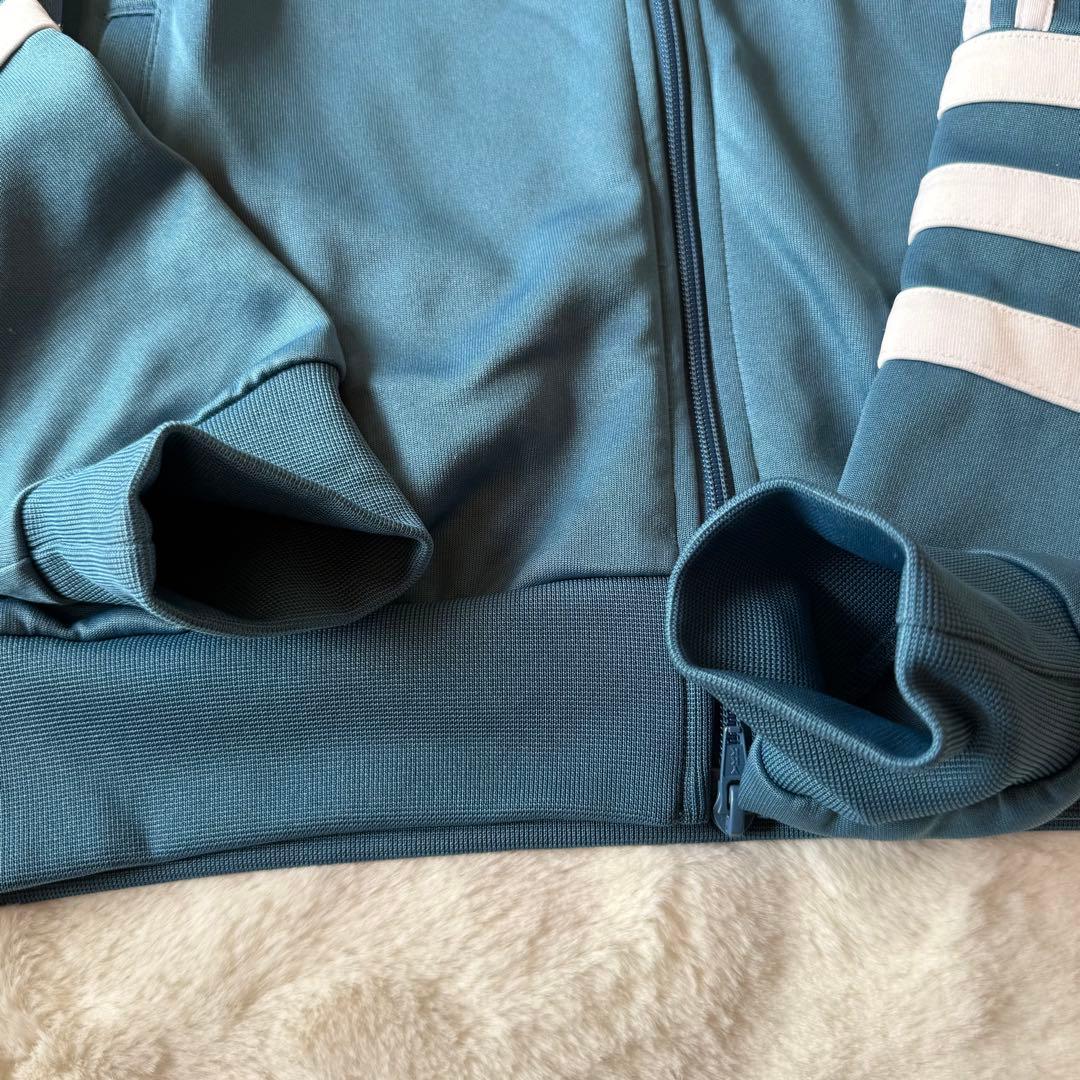 adidas トラックジャケット ブルー 美品 ベッケンバウアー