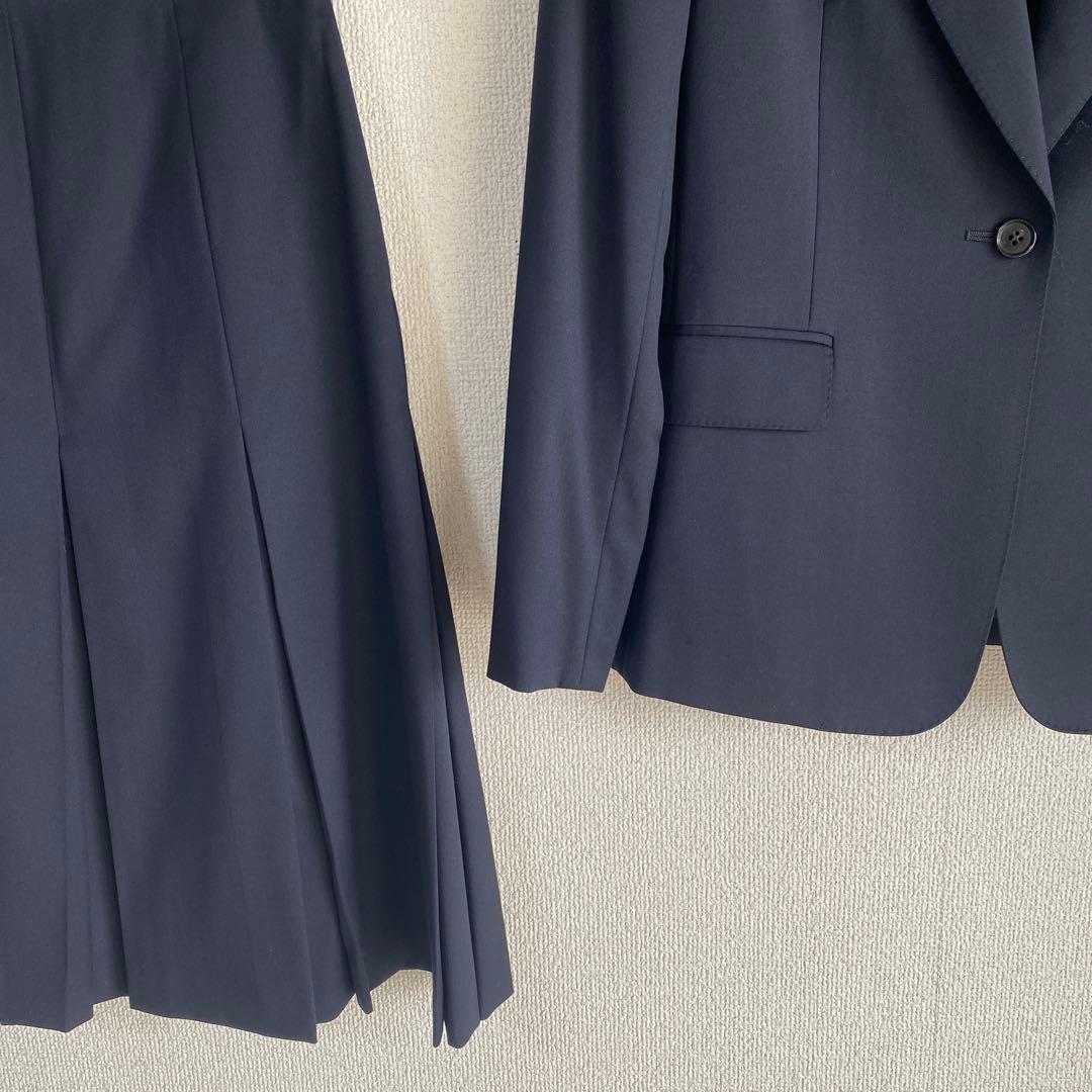 ブルックスブラザーズ ビジネススーツ 7 W62 濃紺 ストレッチ DMW