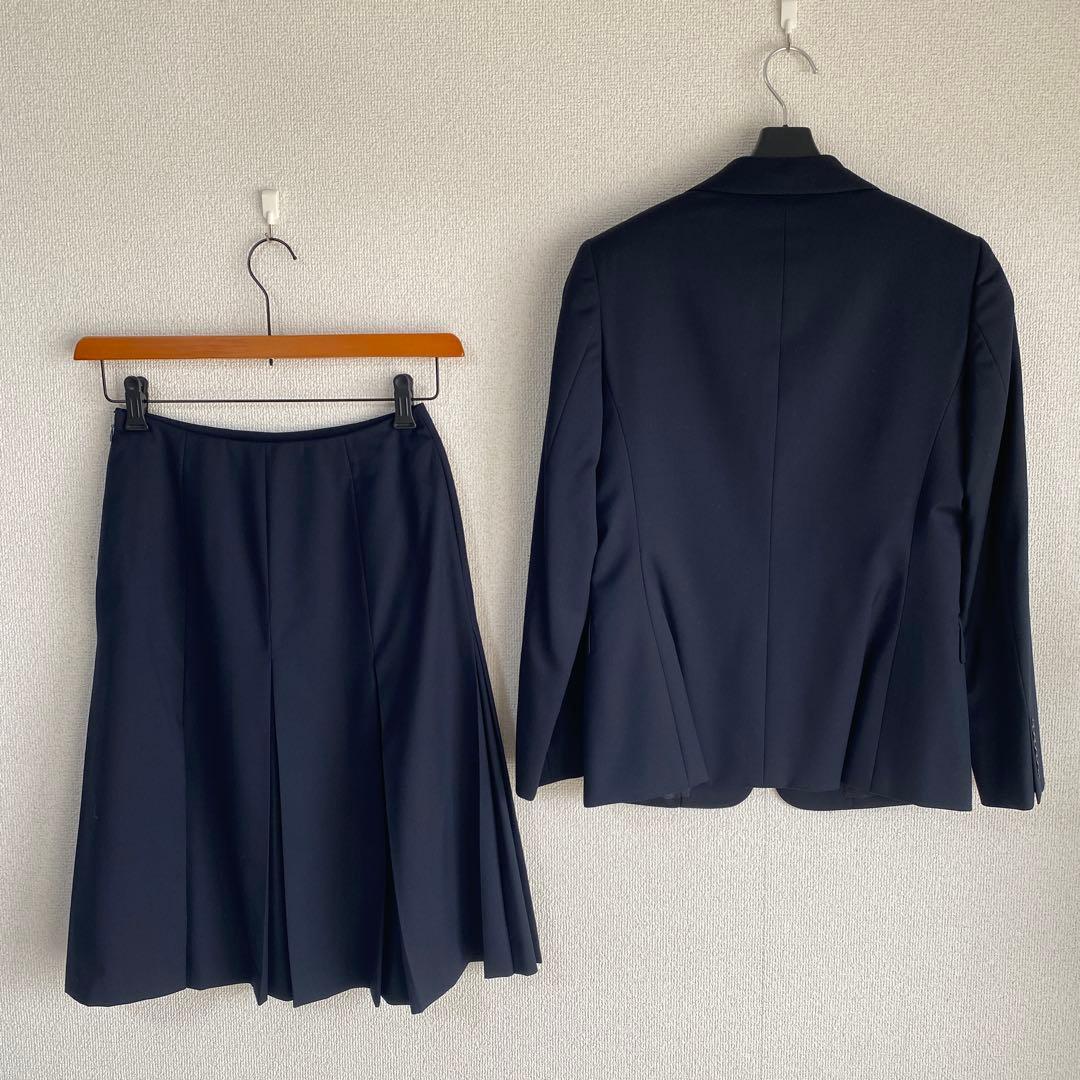 ブルックスブラザーズ ビジネススーツ 7 W62 濃紺 ストレッチ DMW