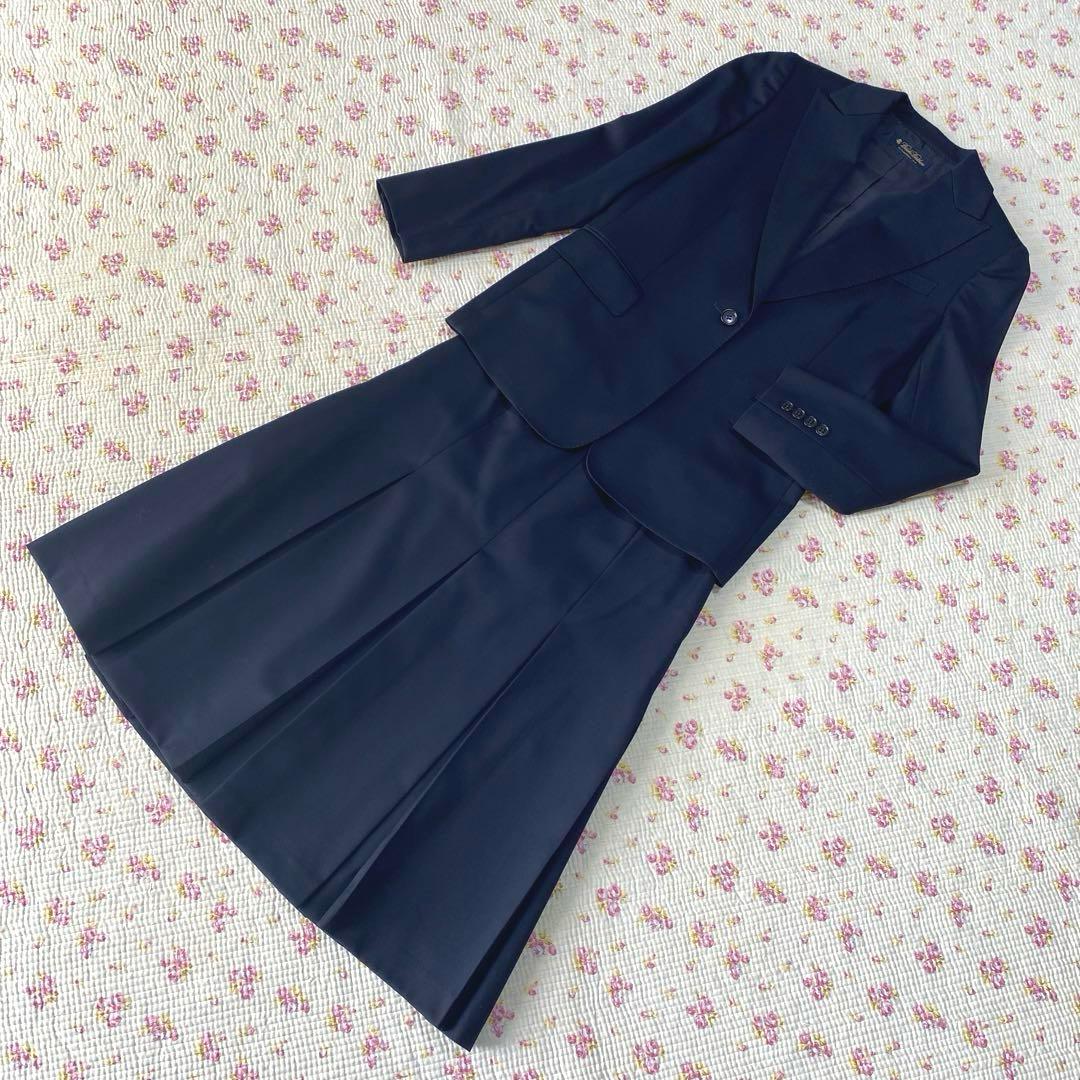 ブルックスブラザーズ ビジネススーツ 7 W62 濃紺 ストレッチ DMW