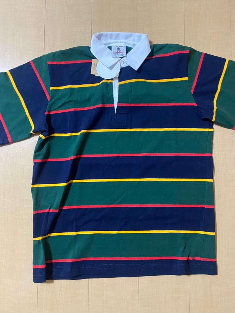 【バーバリアン】ラガーシャツ　XL 新品タグ付き
